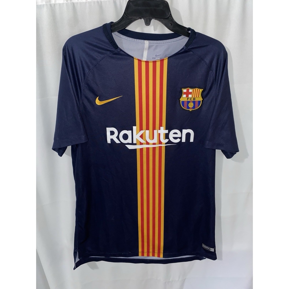 NIKE FC Barcelona 2018 Pre-Match Training Jersey 894323-411 Large FCB Barca